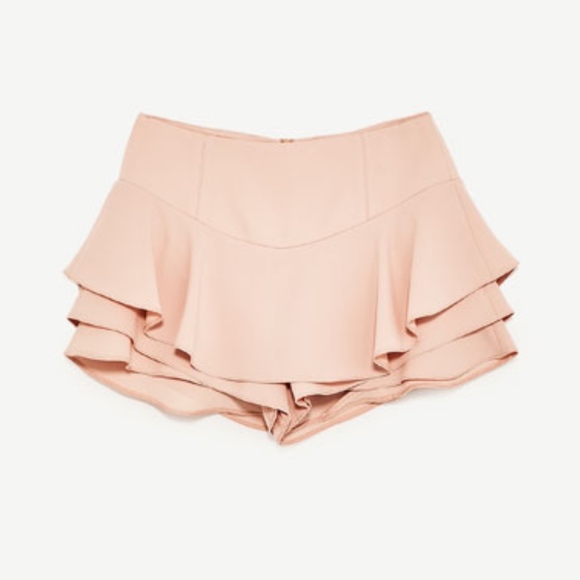 Zara Pants - Zara Pink Ruffle Skort